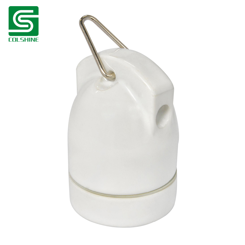 Colshine E27 Ceramic Light Holder for OEM and High-Demand Lighting Projects